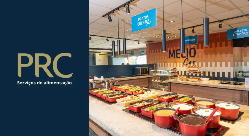 Marca PRC Serviços de alimentação e buffet de refeições de uma das unidades da empresa